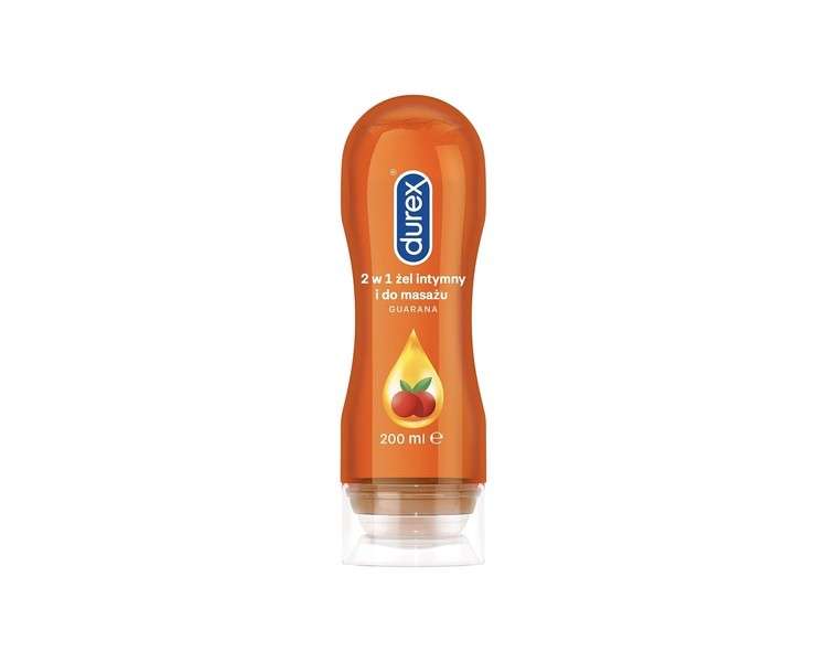 Durex Play Massage 2 in 1 Stimulating Intimate and Moisturizing Massage Gel with Stimulating Guarana 200ml