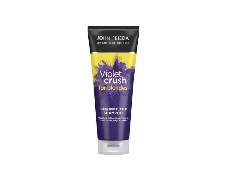 John Frieda Violet Crush Intensive Purple Shampoo for Brassy Blonde Hair 250ml