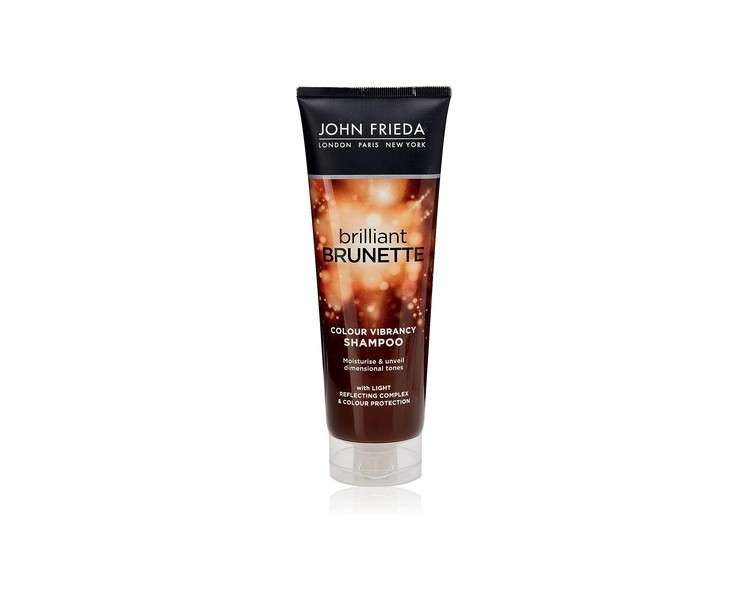 John Frieda Brilliant Brunette Colour Vibrancy Shampoo 250ml