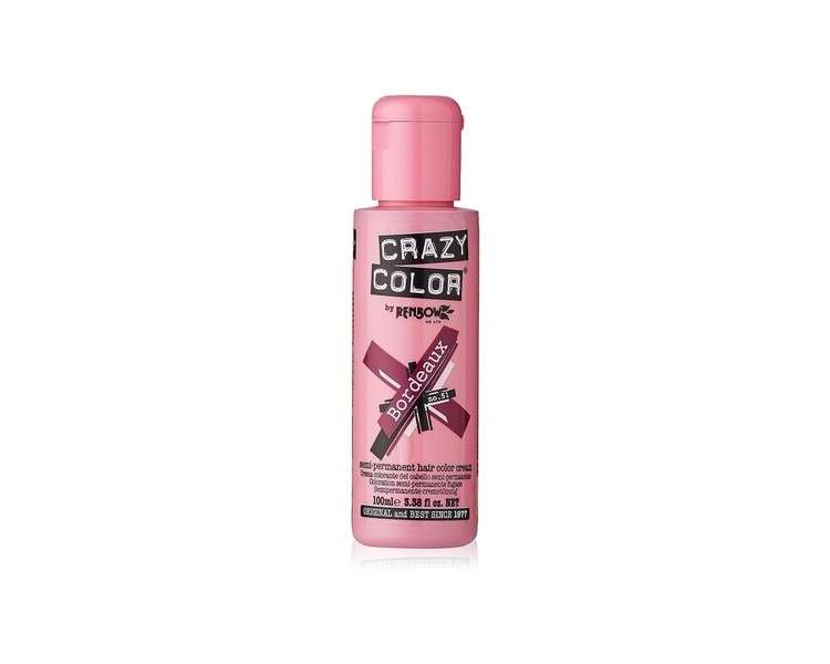 Crazy Colour Coral Red Hair Dye 100ml