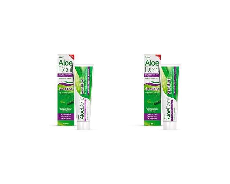 Aloe Dent Sensitive Aloe Vera Toothpaste Fluoride Free 100ml