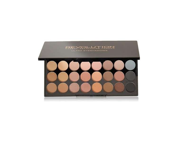 Revolution Ultra 32 Eyeshadow Palette Flawless Matte Powder 20g