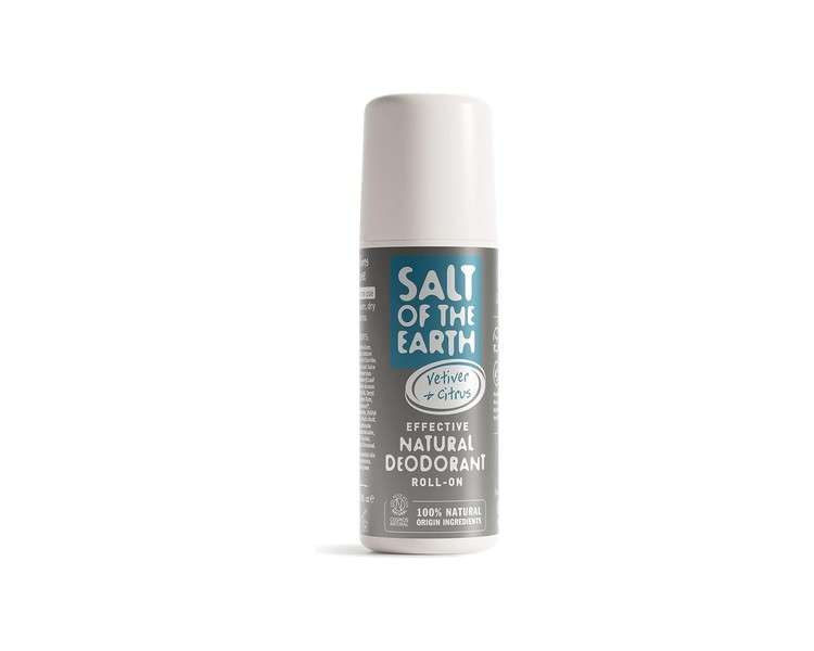 Salt of the Earth Natural Deodorant Roll On for Men 75ml