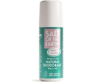Salt of the Earth Natural Deodorant Roll On Melon & Cucumber 75ml