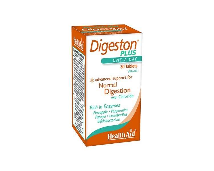 HealthAid DigestonPlus Vegan Tablets 30 Tablets