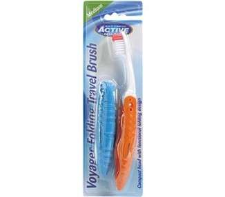 Beauty Formulas Active Oral Care Voyager Folding Travel Toothbrush 2-Pieces - Assorted