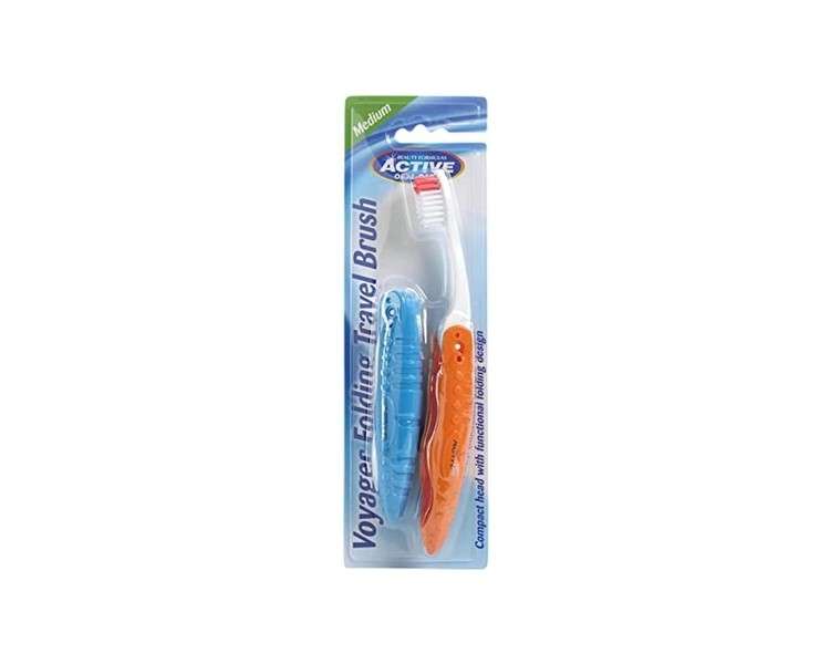 Beauty Formulas Active Oral Care Voyager Folding Travel Toothbrush 2-Pieces - Assorted