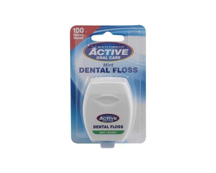 Beauty Formulas Active Mint Waxed Dental Floss