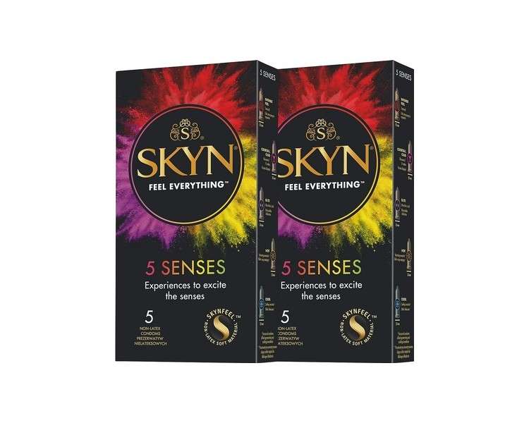 SKYN 5 Senses Sensoprene Condom Mix - Latex-Free 4 Pack