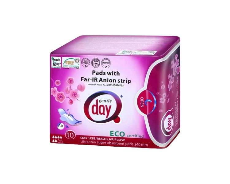 Gentle Day Daytime Sanitary Pads with Anion Strips