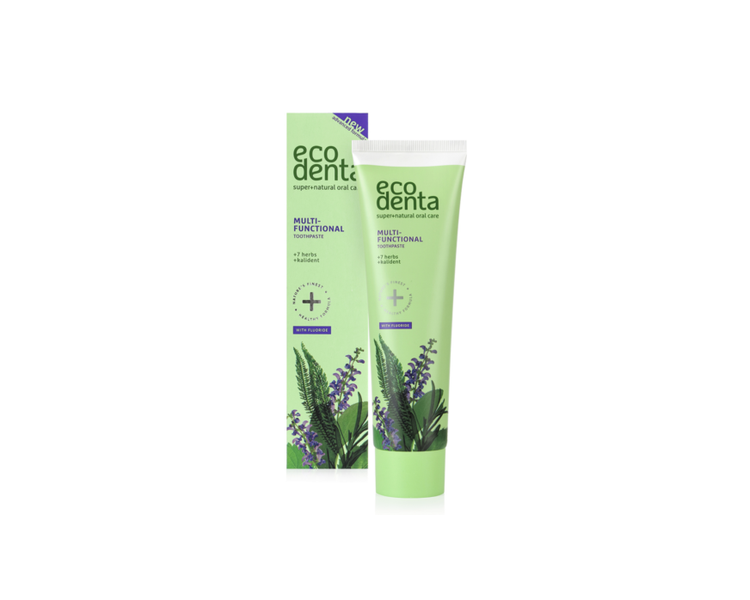 Ecodenta Multifunctional 7 Herbs + Kalident + Fluoride Toothpaste 100ml