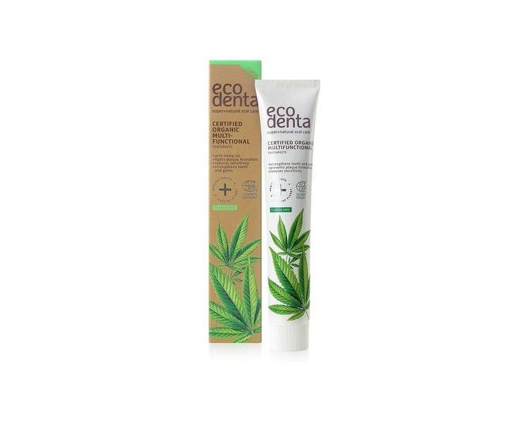 Ecodenta Organic Fluoride Free Toothpaste with Matcha Green Tea 75ml