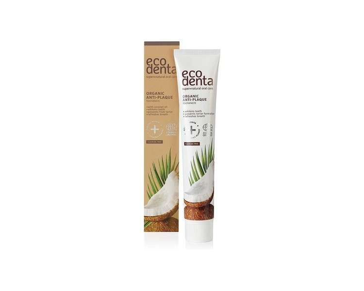 Ecodenta Organic Whitening Toothpaste with Coconut Oil 75ml