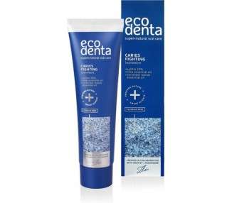 Ecodenta Caries Fighting Fluoride Free Toothpaste with Xylitol Lime Essential Oil 100ml