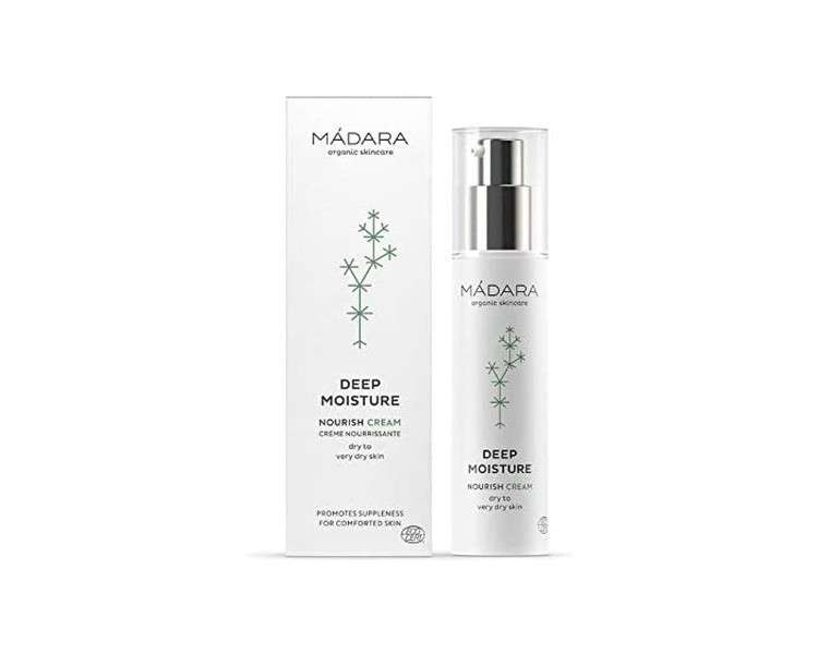 MÁDARA Deep Moisture Nourish Cream for Dry to Very Dry Skin 50ml