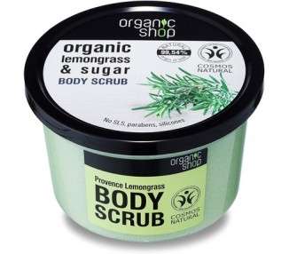 Organic Shop Refining Body Scrub Lemongrass 250ml