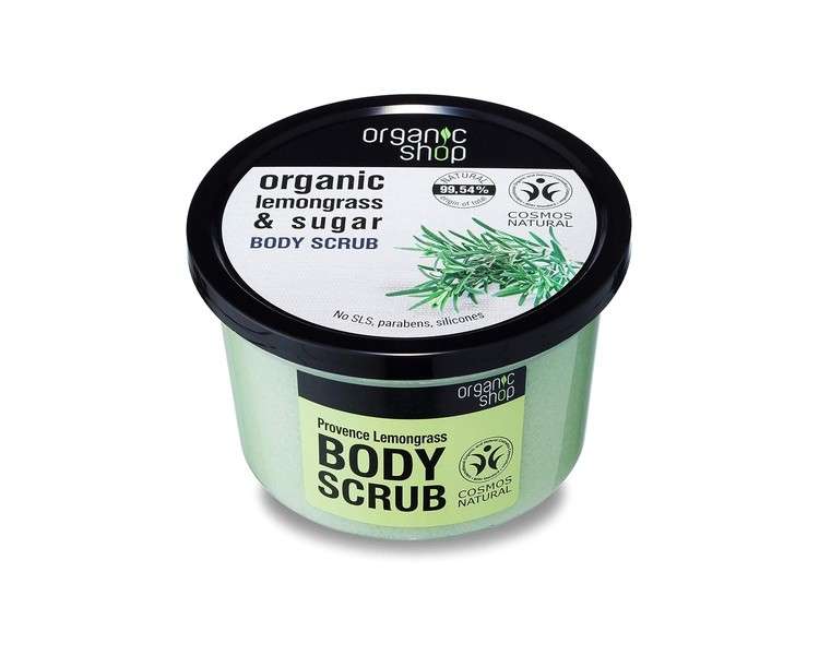 Organic Shop Refining Body Scrub Lemongrass 250ml