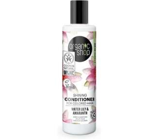Organic Shop Shining Conditioner for Colored Hair Water Lily and Amaranth 280ml
