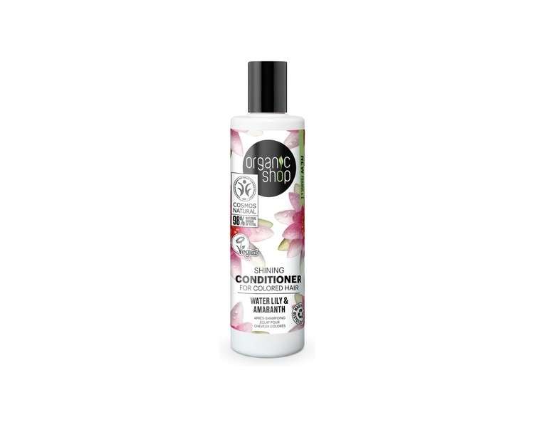 Organic Shop Shining Conditioner for Colored Hair Water Lily and Amaranth 280ml