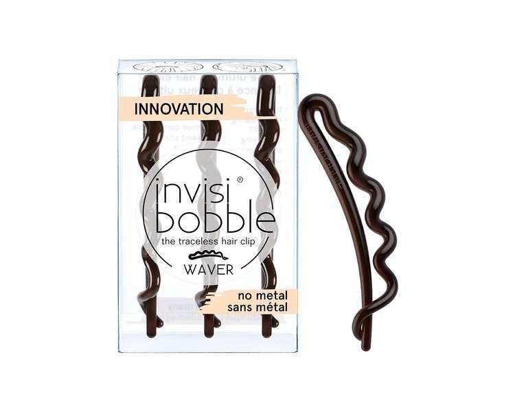 Invisibobble Waver Traceless Strong Hold Hair Clip 0.05kg Black