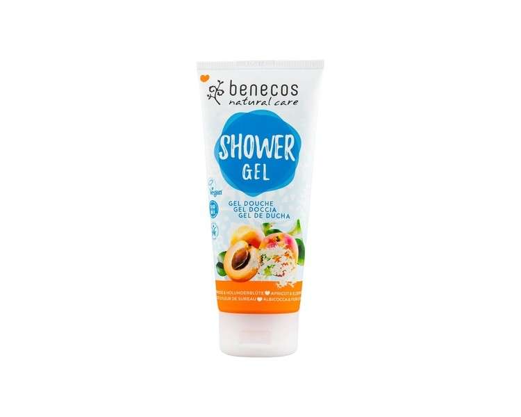 Benecos Shower Gel Apricot and Elderflower 200ml