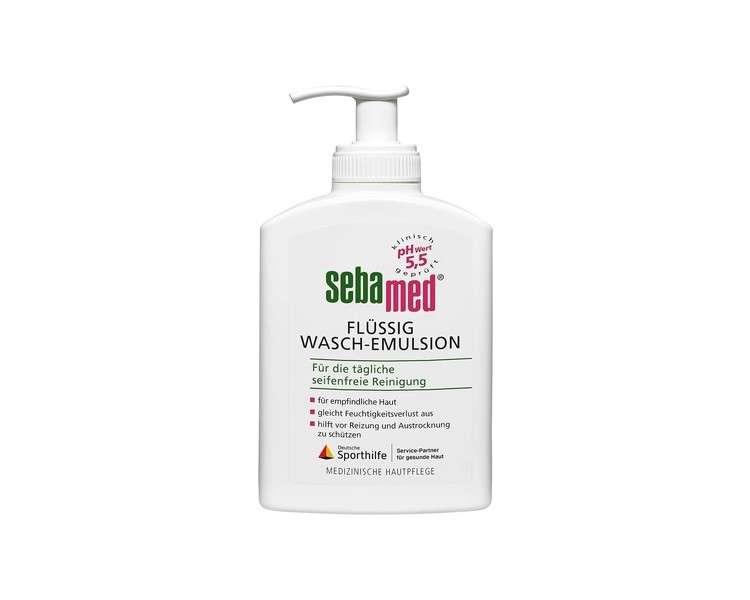 Sebamed Liquid Wash Emulsion in Hygienic Dispenser 200ml