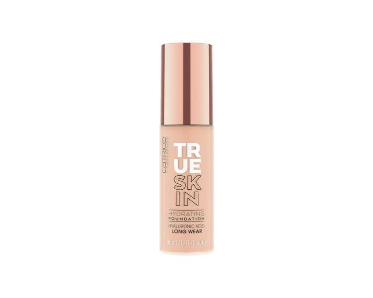 Catrice True Skin Hydrating Foundation with Hyaluronic Acid 30ml 010 Cool Cashmere - Nude Mattifying Long Lasting Vegan Makeup