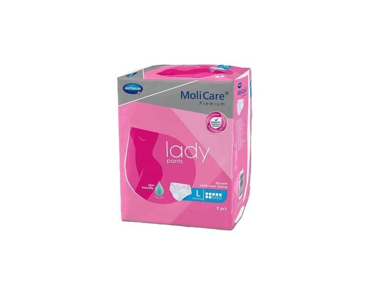 MoliCare Premium Lady Pants with Aloe Vera 7 Drops Size L - Pack of 7