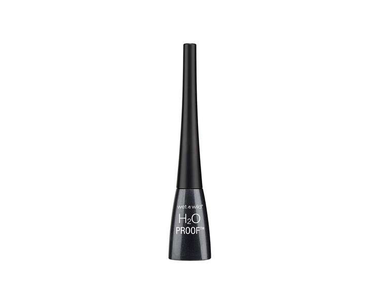 Wet 'n' Wild H2O Proof Felt Tip Liquid Eyeliner Waterproof and Stain-proof Makeup Long-lasting Fluid and Pigmented Formula Black