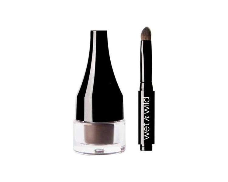 Wet n Wild Eye Brow Pomade Brow Gel with Applicator Medium Brown