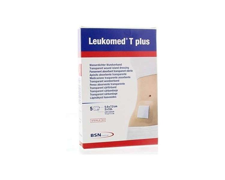 BSN Medical Leukomed T Plus 5 Medium Size Transparent Wound Dressings