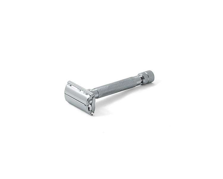 Becker Manicure Shaving Shop Double-Edged Safety Razor Silver Matte