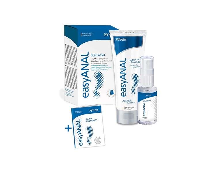 Easyanal Easy Anal Starter Set with Lubricant and Relax Spray