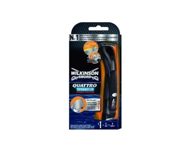 Wilkinson Sword Quattro Titanium Precision Men's Razor