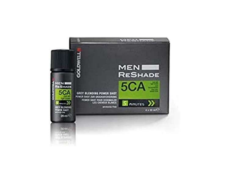 Goldwell Men ReShade 5CA Brown 80ml - Pack of 4