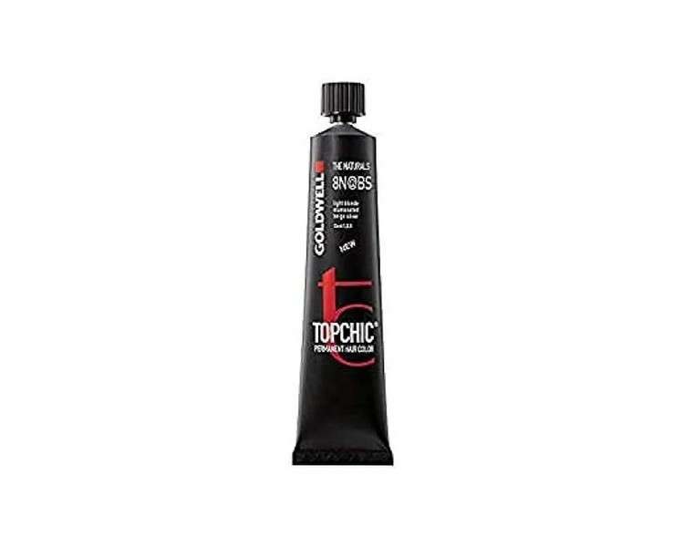 Goldwell Topchic Elumenated Hair Colour 8N BS 60ml 8N@BS Light Blond Beige Silver