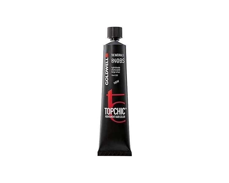 Goldwell Topchic The Naturals Light Blonde @ Beige Silver 9N@BS Color 60ml