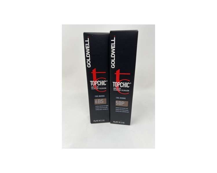Goldwell Topchic Permanent Hair Color 7BSG Faceted Amber Brown 2.1 oz 60ml