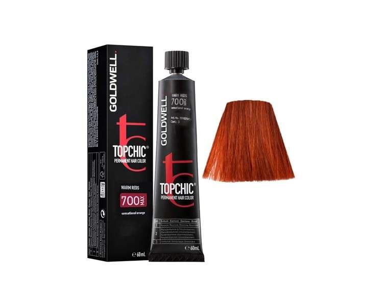 Goldwell Topchic TB Permanent Hair Colour 7Oo Sensational Orange 60ml