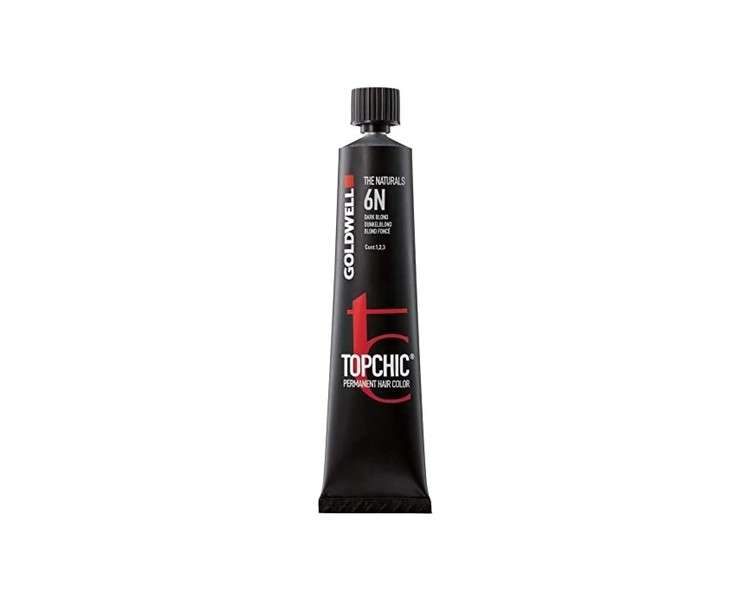 Goldwell Topchic 7A Medium Ash Blonde Permanent Hair Color 60ml