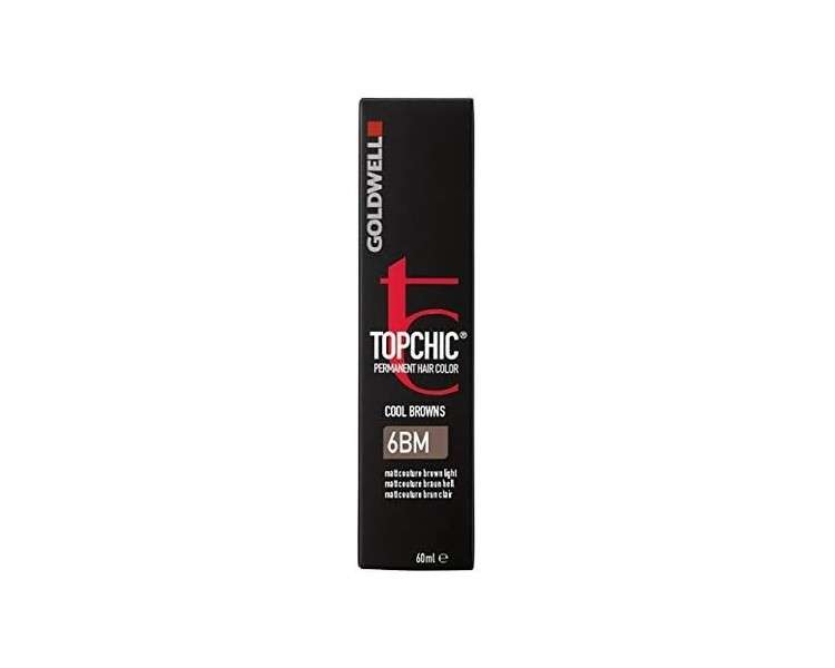 Goldwell Topchic 6BM Hair Colour Matte Brown 60ml