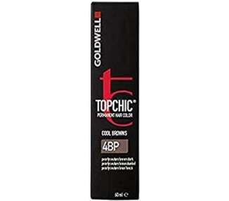 Goldwell Topchic TB Permanent Hair Colour, 4Bp Pearl Brown Dark, 60mL