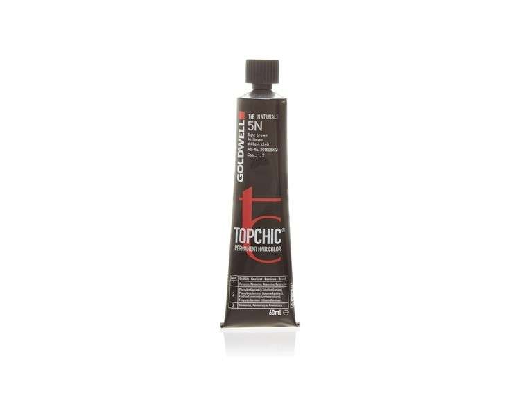 Goldwell Topchic Hair Coloration 5N Light Brown Tube 60ml