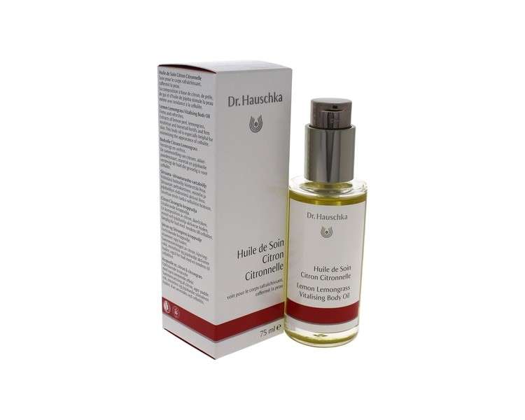 Dr Hauschka Genuine Organic Lemon Lemongrass Vitalising Body Oil 75ml