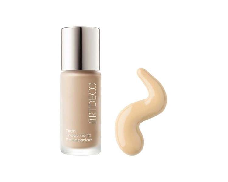 ARTDECO Rich Treatment Foundation Waterproof Liquid Cream Foundation 20ml 17 Creamy Honey