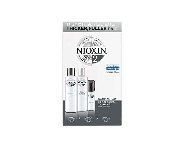 Nioxin System 2 Kit for Natural Hair with Progressive Thinning