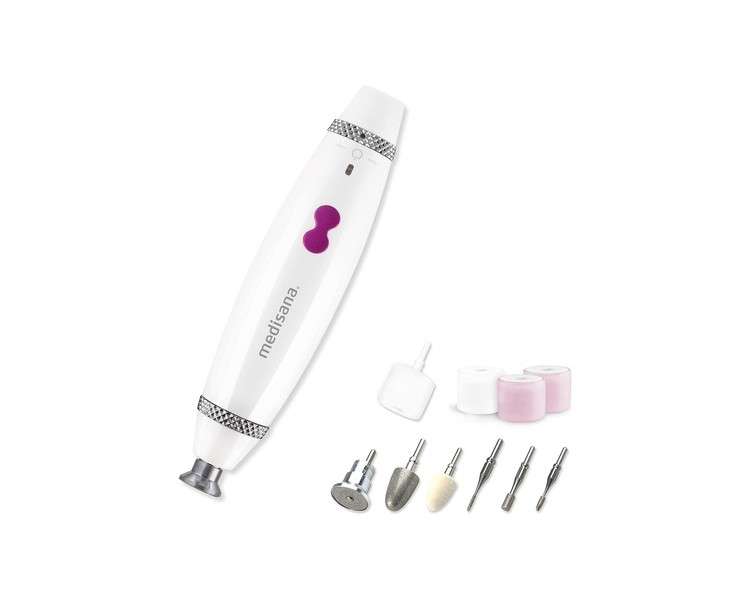 Medisana MP 840 Electric Manicure & Pedicure Set with 7 Nail Care Attachments and 3 Speeds