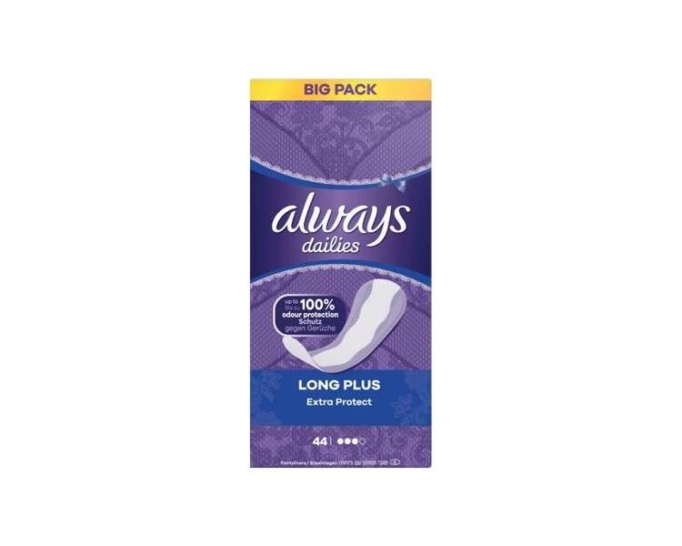 Always Dailies Extra Protect Long Plus Panty Liners