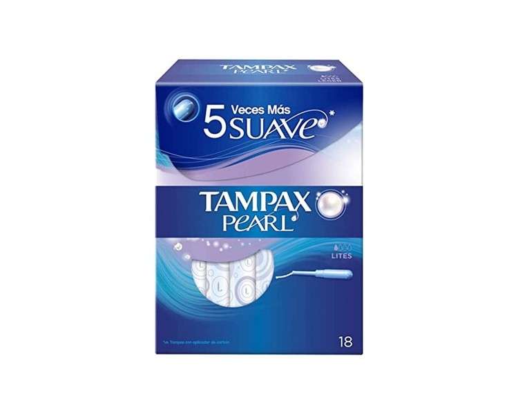 Tampax Pearl Lites Tampons 18 Units