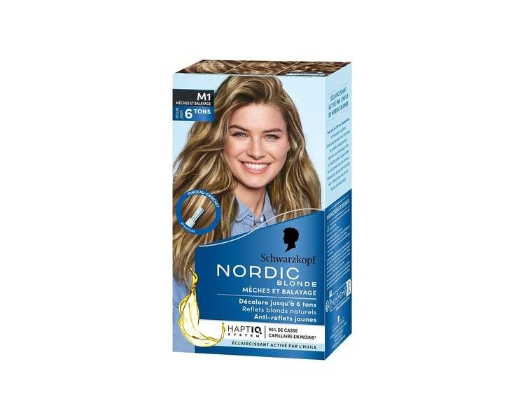 Schwarzkopf Nordic Blonde M1 Radiant Highlights Permanent Hair Color